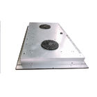 एल्यूमीनियम मिश्र धातु 730 × 430 मिमी डबल बर्नर प्रेरण कुकटॉप